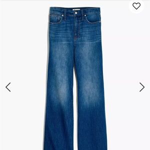 Madewell 11” High-Rise Flare Jeans - 33 x 32